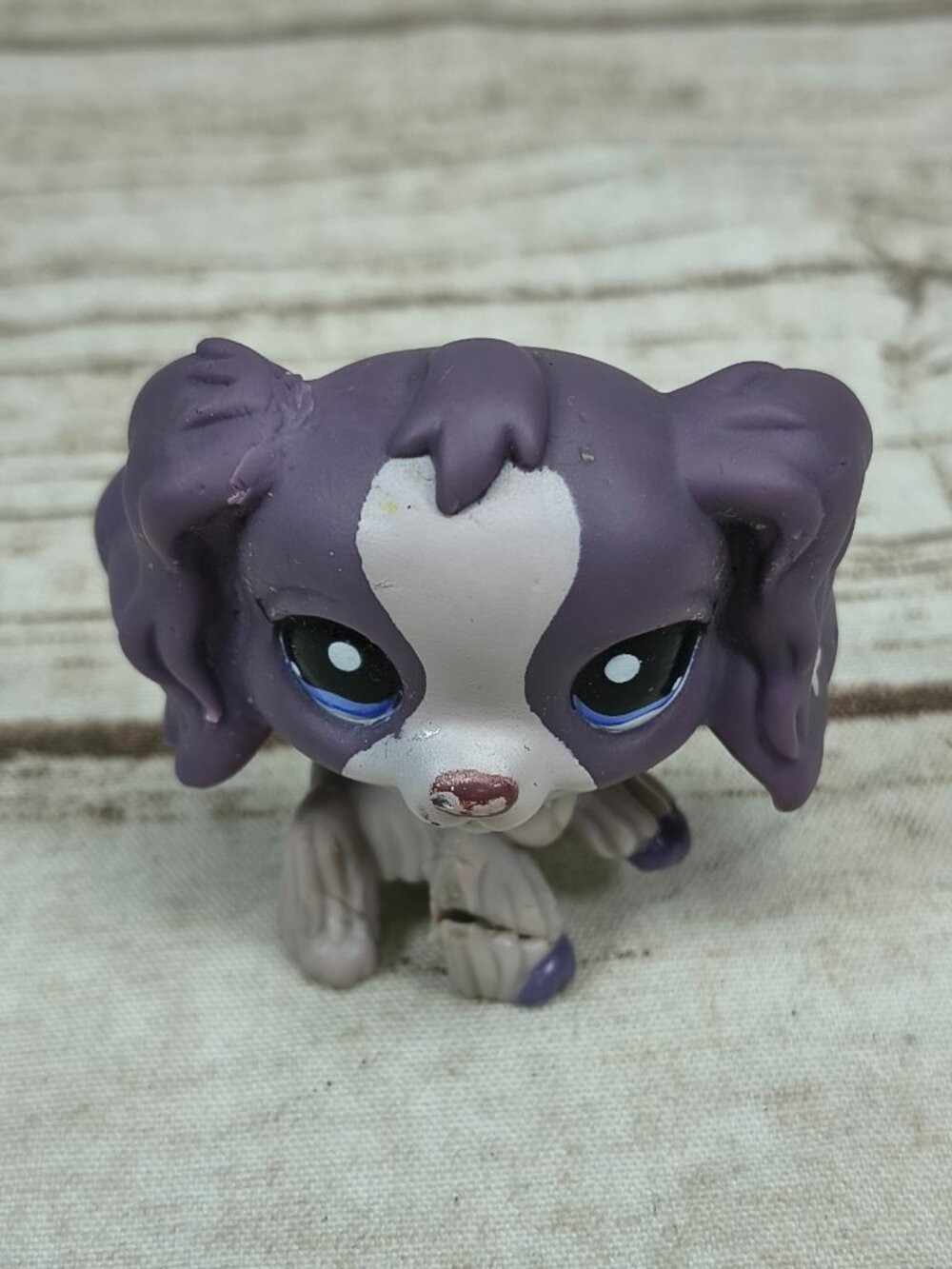 LPS Littlest Pet Shop Purple Cocker Spaniel Dog